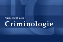 Nieuw nummer Tijdschrift voor Criminologie: 4 2017