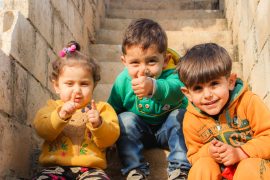 Bso-kinderen skypen met oorlogskinderen Jordanië